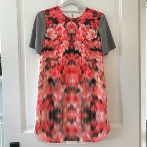 Floral shift dress